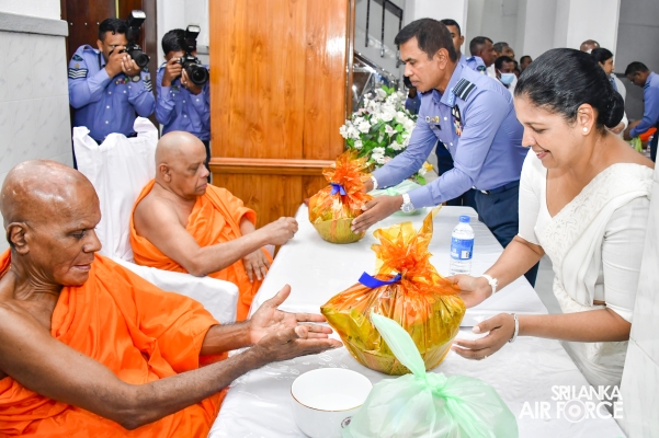 SLAF HOLDS ANNUAL RELIGIOUS CEREMONY AND ALMSGIVING AT TEMPLE OF THE SACRED TOOTH