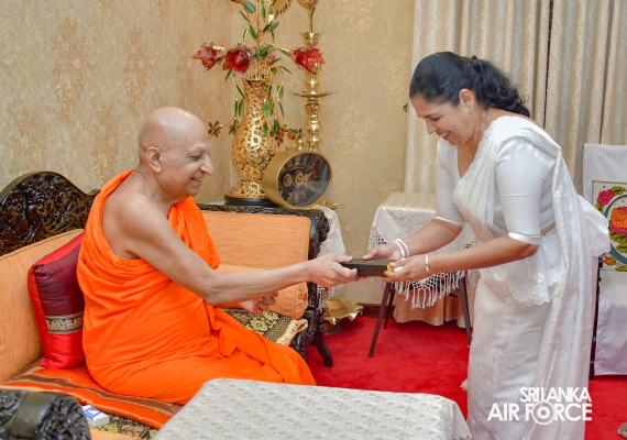 SLAF HOLDS ANNUAL RELIGIOUS CEREMONY AND ALMSGIVING AT TEMPLE OF THE SACRED TOOTH