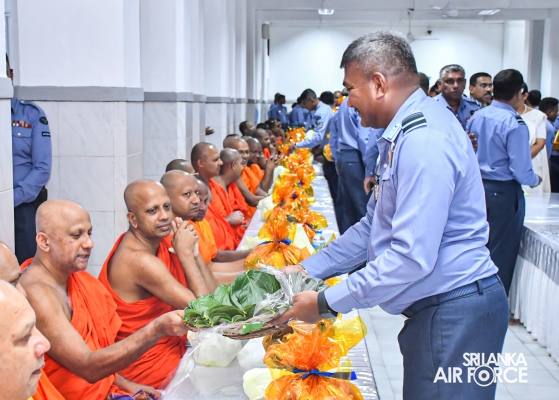SLAF HOLDS ANNUAL RELIGIOUS CEREMONY AND ALMSGIVING AT TEMPLE OF THE SACRED TOOTH