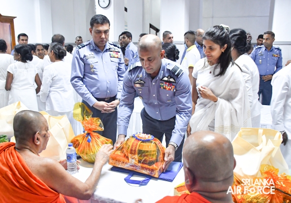 SLAF HOLDS ANNUAL RELIGIOUS CEREMONY AND ALMSGIVING AT TEMPLE OF THE SACRED TOOTH