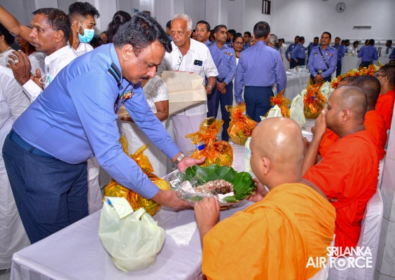 SLAF HOLDS ANNUAL RELIGIOUS CEREMONY AND ALMSGIVING AT TEMPLE OF THE SACRED TOOTH