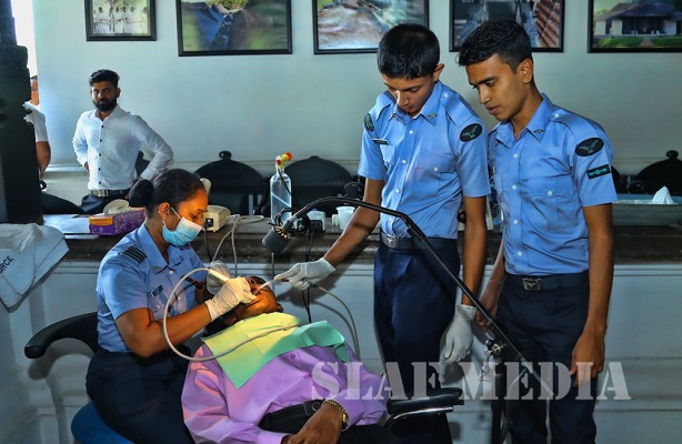 The Sri Lanka Air Force Organizes Mega Health Camp at the Temple of the Tooth Relic, Kandy