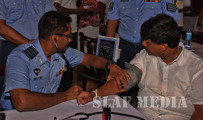The Sri Lanka Air Force Organizes Mega Health Camp at the Temple of the Tooth Relic, Kandy