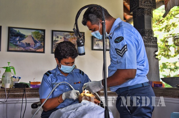 The Sri Lanka Air Force Organizes Mega Health Camp at the Temple of the Tooth Relic, Kandy