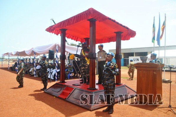 UN Peace Keeping MINUSCA Medal Awarding Ceremony