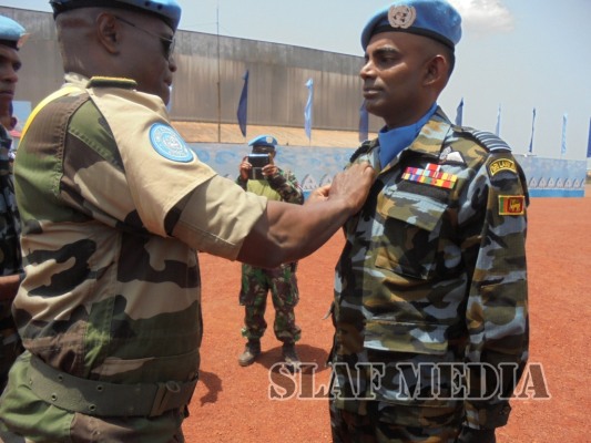 UN Peace Keeping MINUSCA Medal Awarding Ceremony