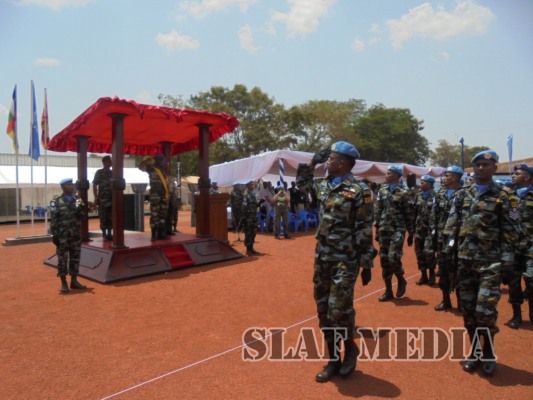 UN Peace Keeping MINUSCA Medal Awarding Ceremony