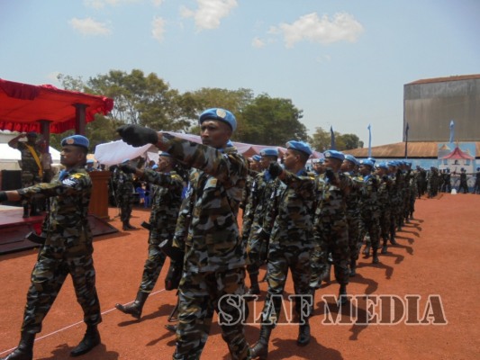 UN Peace Keeping MINUSCA Medal Awarding Ceremony