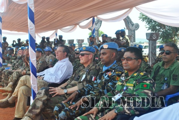 UN Peace Keeping MINUSCA Medal Awarding Ceremony