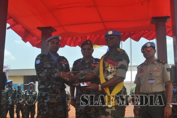 UN Peace Keeping MINUSCA Medal Awarding Ceremony