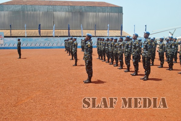 UN Peace Keeping MINUSCA Medal Awarding Ceremony