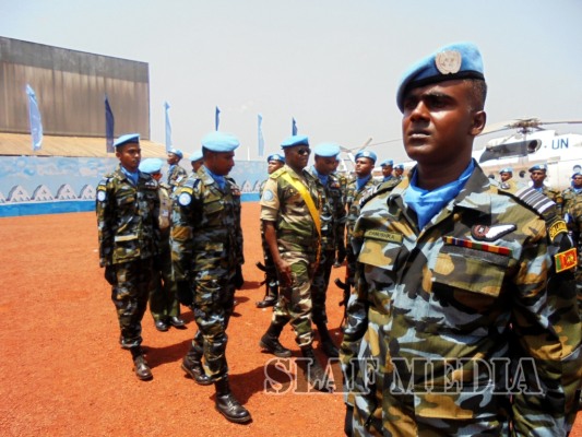 UN Peace Keeping MINUSCA Medal Awarding Ceremony