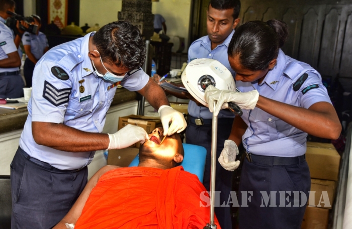 Annual Oral Health and Medical Programme at The Temple of Tooth Relic in Kandy