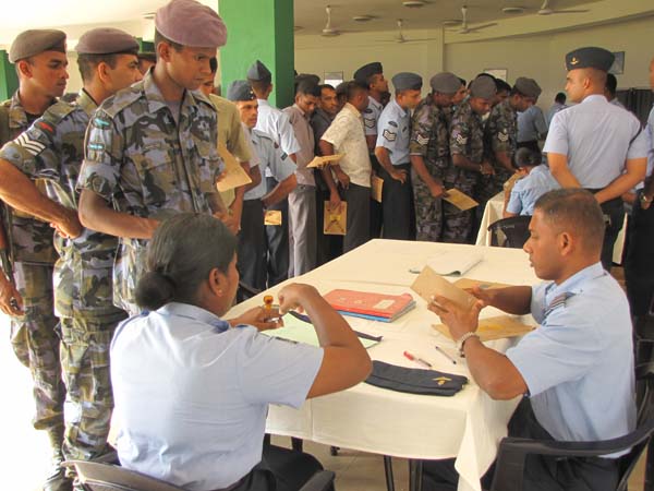 Members SLAF Eagerly Gather to Exercise Their Fundamental Rights