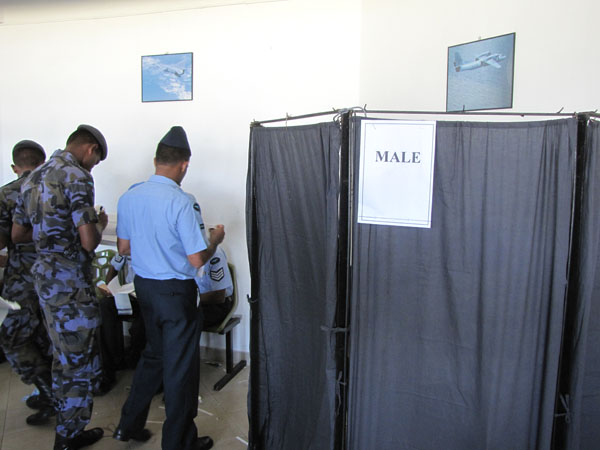 Members SLAF Eagerly Gather to Exercise Their Fundamental Rights