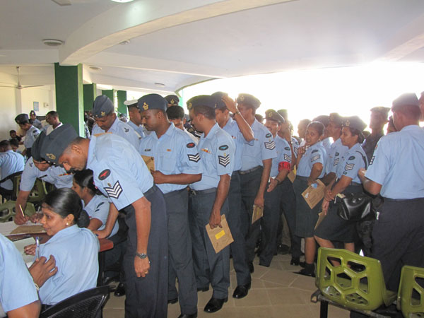 Members SLAF Eagerly Gather to Exercise Their Fundamental Rights
