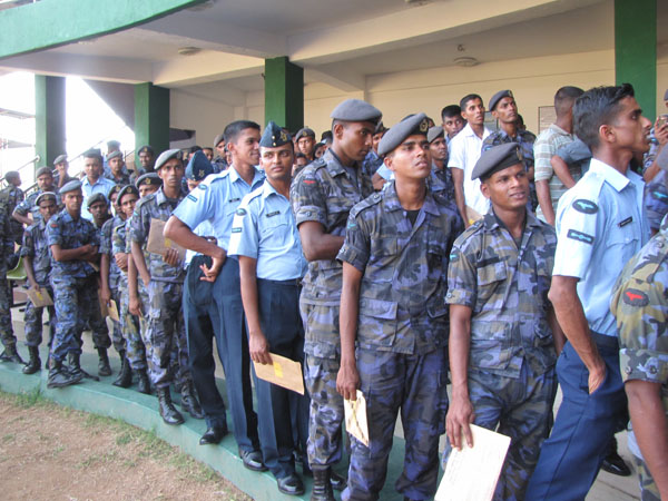 Members SLAF Eagerly Gather to Exercise Their Fundamental Rights