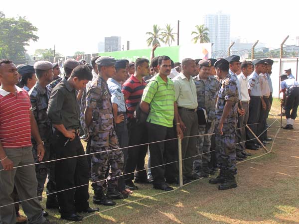 Members SLAF Eagerly Gather to Exercise Their Fundamental Rights