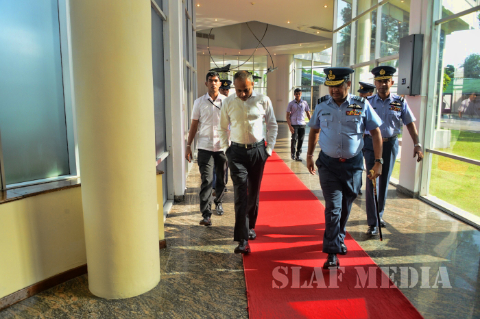 Hon. Minister Sagala Rathnayake Observed the Progress of SLAF Flood Relief Operations