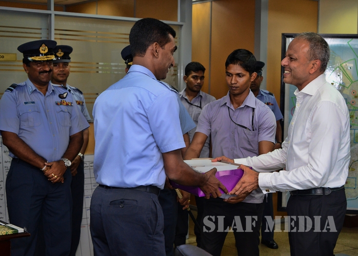 Hon. Minister Sagala Rathnayake Observed the Progress of SLAF Flood Relief Operations