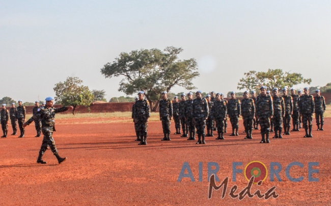 Change of Command at Sri Lanka Aviation Unit, Central Africa