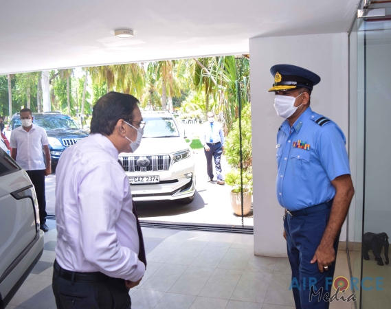 PTF Tackling Health Security of Tri Services Visits SLAF Trade Training School Ekala