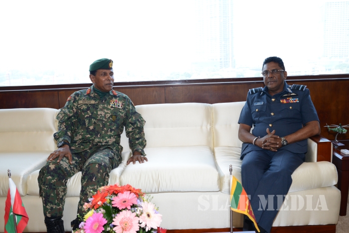 Chief of the Defence Force of The Republic of Maldives Calls on the Commander