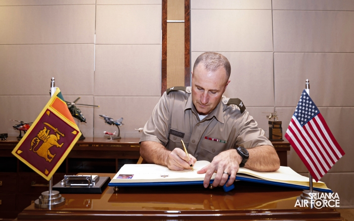 ADJUTANT
GENERAL OF THE STATE OF MONTANA NATIONAL GUARD CALLS ON THE COMMANDER OF
THE AIR FORCE