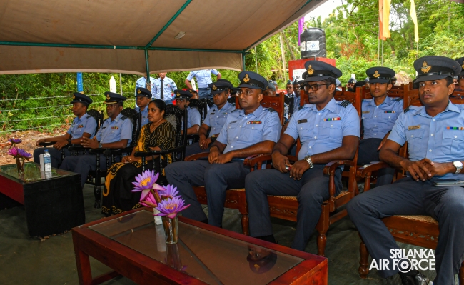 SLAF STATION MORAWEWA CONCLUDES A GUWAN MITHUDAM PROJECT AT ‘SAMANALA’ PRE SCHOOL - ETHABEDIWEWA