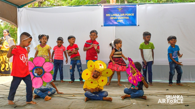 SLAF STATION MORAWEWA CONCLUDES A GUWAN MITHUDAM PROJECT AT ‘SAMANALA’ PRE SCHOOL - ETHABEDIWEWA