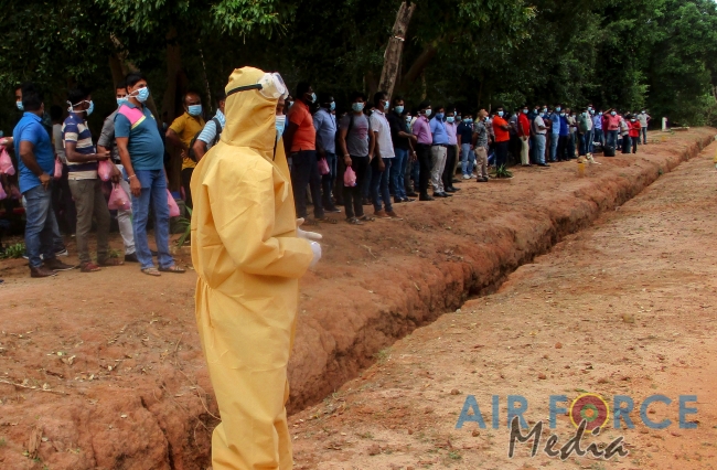 223 Naval Personnel quarantined at SLAF Quarantine Centre at Mullaitivu released