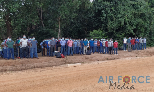 223 Naval Personnel quarantined at SLAF Quarantine Centre at Mullaitivu released