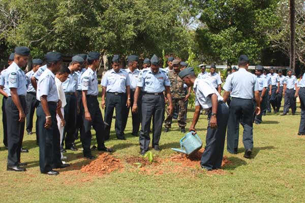 ශ්රී ලංකා ගුවන් හමුදාව පැළ ලක්ෂයක් සිටුවයි..