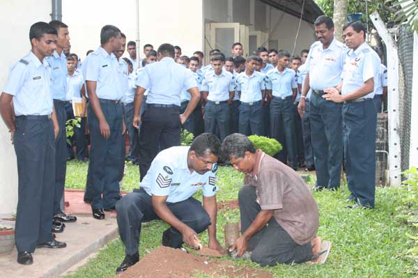 ශ්රී ලංකා ගුවන් හමුදාව පැළ ලක්ෂයක් සිටුවයි..