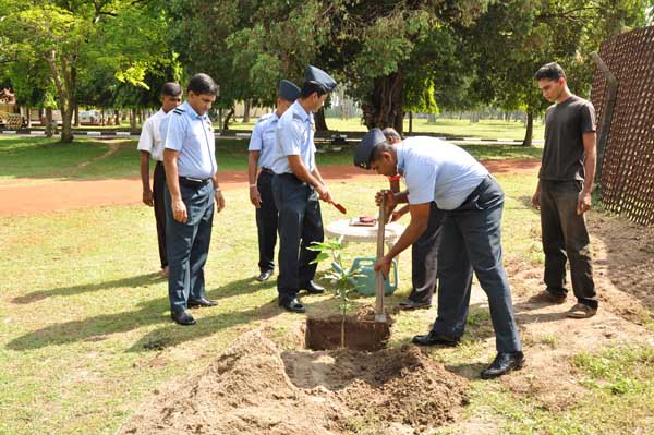 ශ්රී ලංකා ගුවන් හමුදාව පැළ ලක්ෂයක් සිටුවයි..