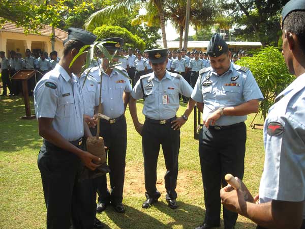 ශ්රී ලංකා ගුවන් හමුදාව පැළ ලක්ෂයක් සිටුවයි..