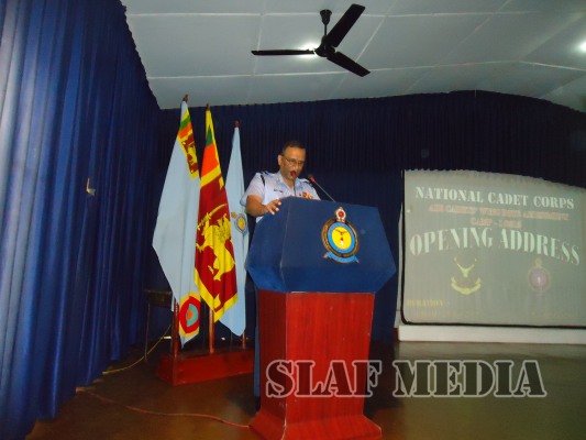 Annual Assessment Camp of Air Wing (Boys) Cadets NCC at SLAF CTS Dla