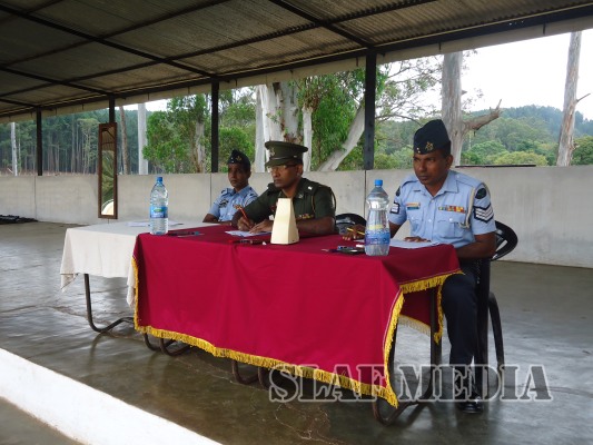 Annual Assessment Camp of Air Wing (Boys) Cadets NCC at SLAF CTS Dla