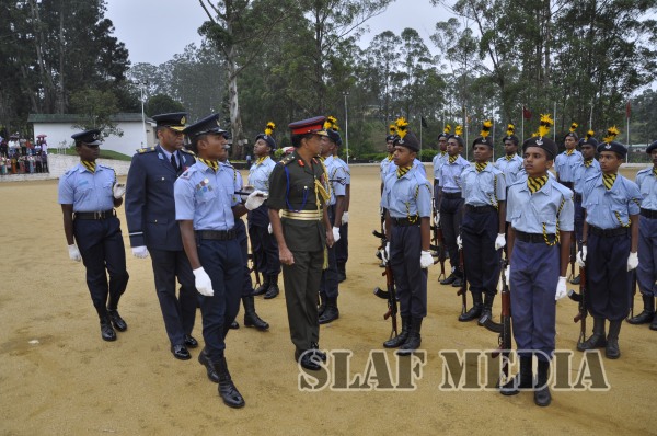 Annual Assessment Camp of Air Wing (Boys) Cadets NCC at SLAF CTS Dla