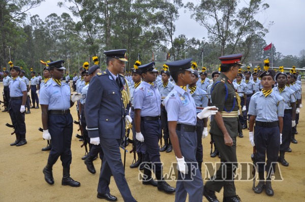 Annual Assessment Camp of Air Wing (Boys) Cadets NCC at SLAF CTS Dla
