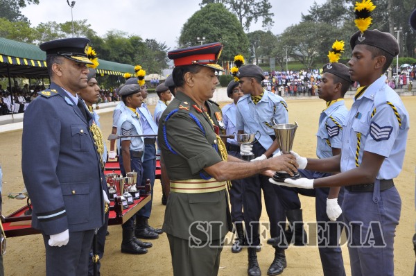 Annual Assessment Camp of Air Wing (Boys) Cadets NCC at SLAF CTS Dla