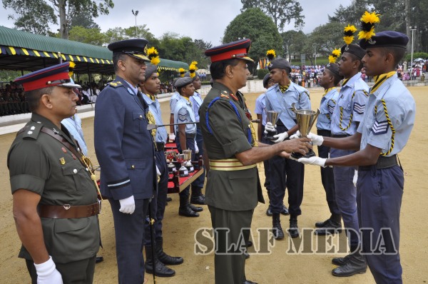 Annual Assessment Camp of Air Wing (Boys) Cadets NCC at SLAF CTS Dla