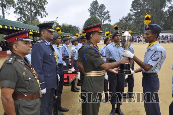 Annual Assessment Camp of Air Wing (Boys) Cadets NCC at SLAF CTS Dla
