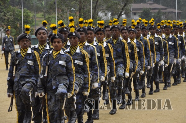 Annual Assessment Camp of Air Wing (Boys) Cadets NCC at SLAF CTS Dla