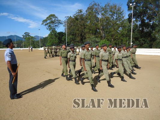 Annual Assessment Camp of Air Wing (Boys) Cadets NCC at SLAF CTS Dla