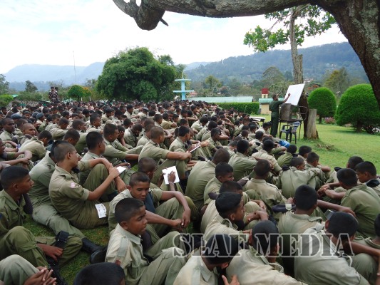 Annual Assessment Camp of Air Wing (Boys) Cadets NCC at SLAF CTS Dla