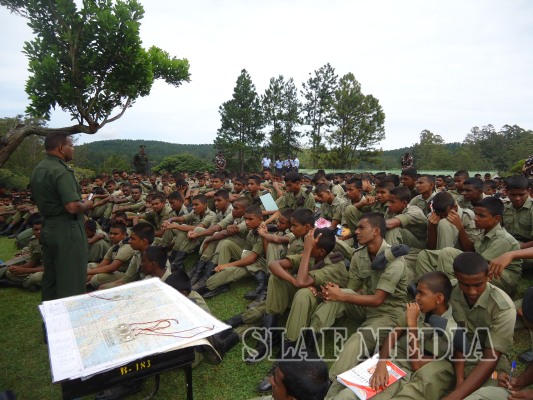 Annual Assessment Camp of Air Wing (Boys) Cadets NCC at SLAF CTS Dla