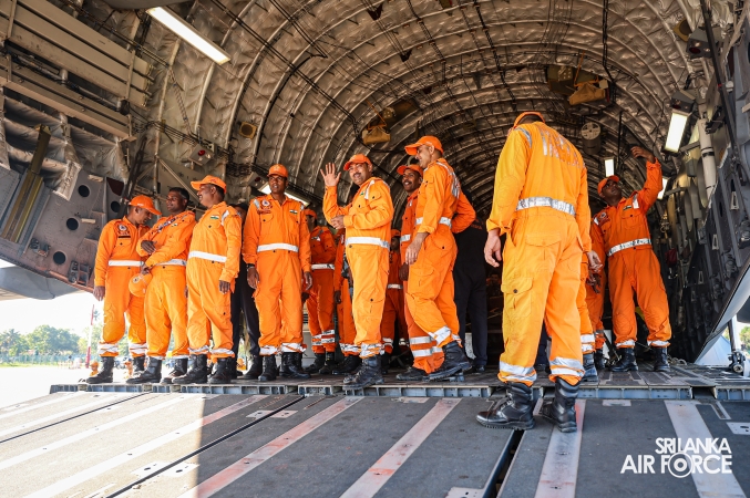 INDIAN
NDRF MEMBERS DEPART AFTER COMPLETING OPERATION ‘SAGAR BANDHU’ IN SRI
LANKA