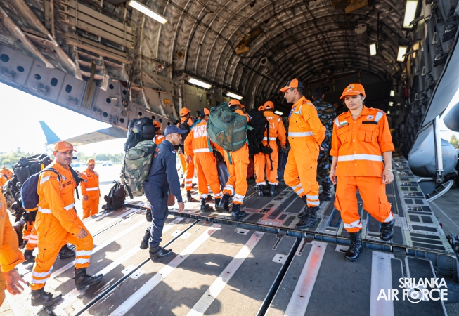 INDIAN
NDRF MEMBERS DEPART AFTER COMPLETING OPERATION ‘SAGAR BANDHU’ IN SRI
LANKA