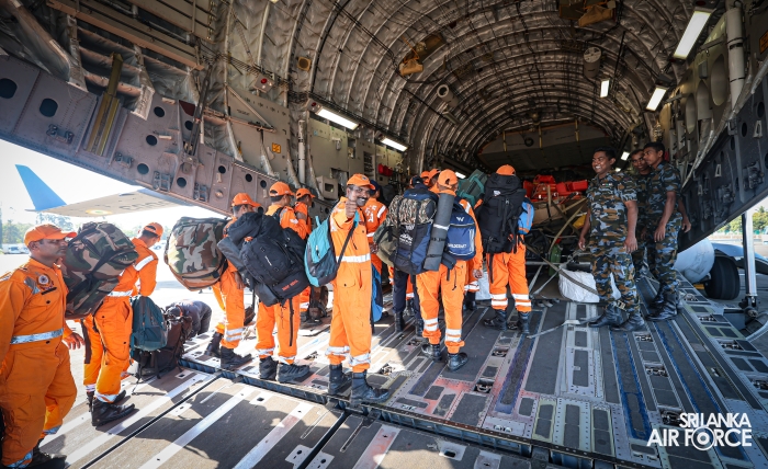 INDIAN
NDRF MEMBERS DEPART AFTER COMPLETING OPERATION ‘SAGAR BANDHU’ IN SRI
LANKA